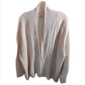 Ava & Viv Cream Open-Front Cardigan